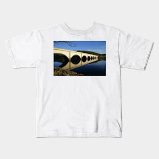 Ashopton Viaduct and Ladybower Kids T-Shirt